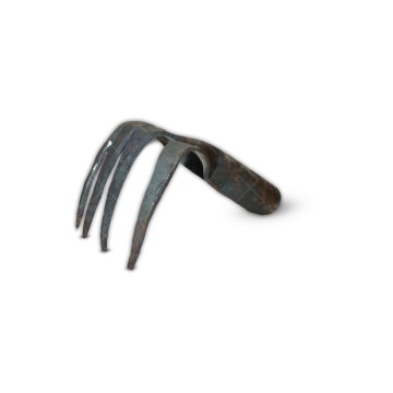 چنگک باغبانی دست ساز 4 شاخه