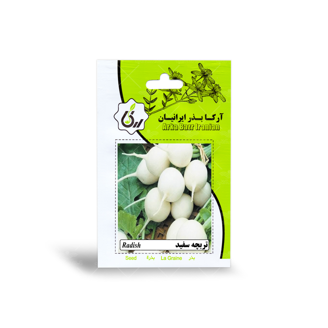 بذر تربچه سفید آرکا بذر ایرانیان 1