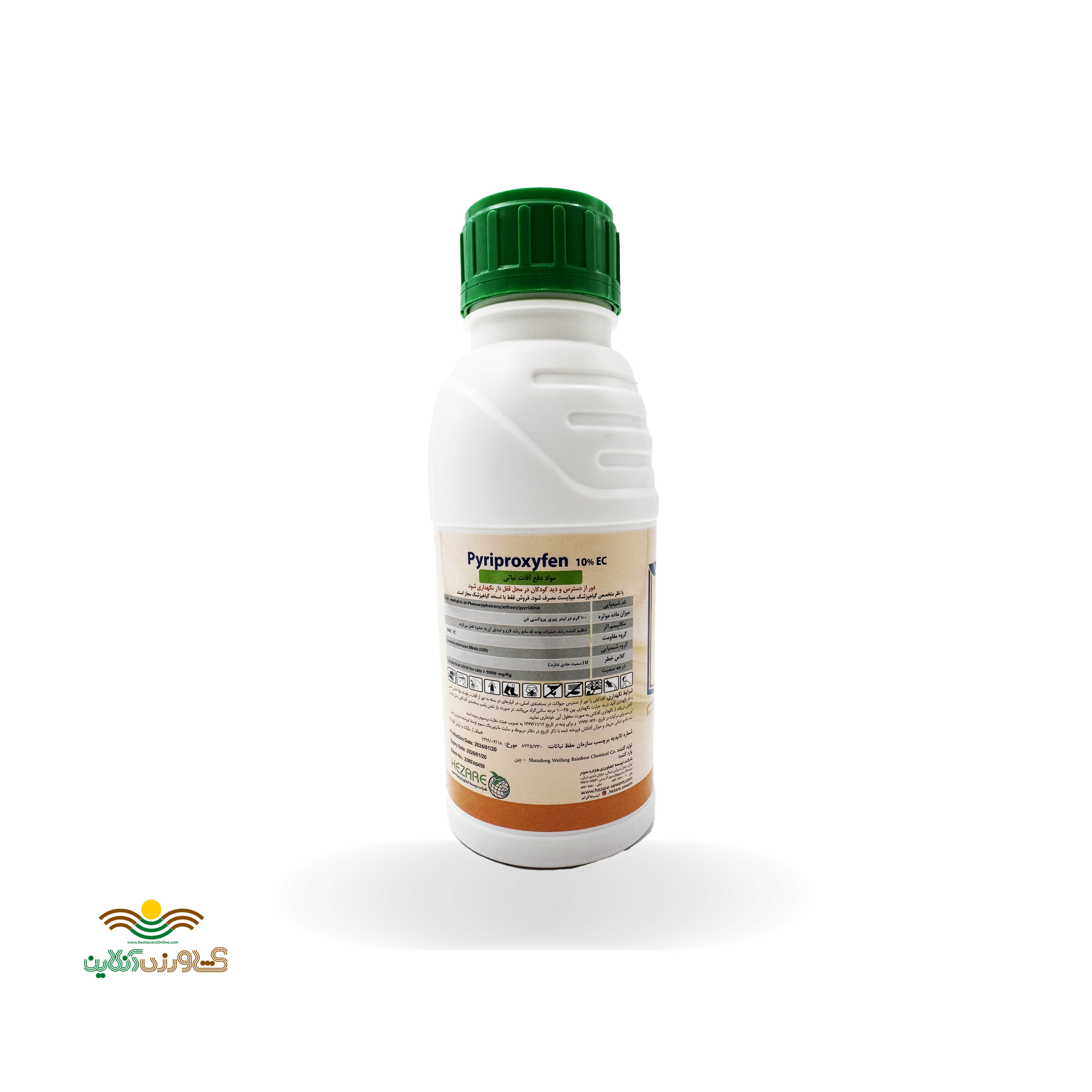 سم حشره کش نیم لیتری پیری پروکسی فن (آدمیرال) 10% EC ساخت چین 3