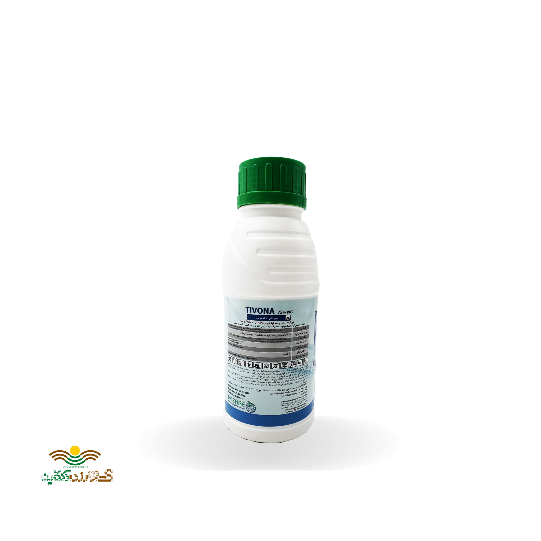 سم قارچ کش 200 گرمی تبوکونازول + تری فلوکسی استروبین تیوونا 75% wg ساخت چین 2